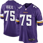 Nike Men & Women & Youth Vikings #75 Matt Kalil Purple Team Color Game Jersey,baseball caps,new era cap wholesale,wholesale hats